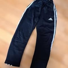 adidas キッズ ロングパンツ ブラック 130