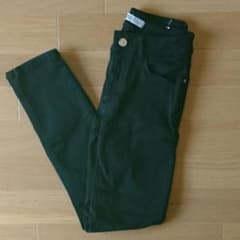未使用 ZARA アンクルスキニー ブラック 34のサムネイル