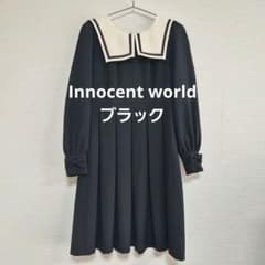 Innocent world white セーラー襟ワンピース - メルカリ