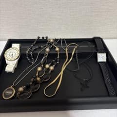[Estate/Pre-death Decluttering Items] Watches, Accessories, Necklace Set, Cuban Link Chain (Kihei) - Bundle Sale