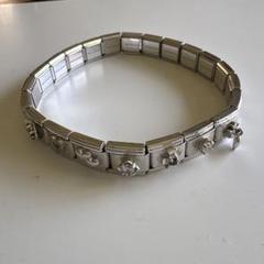 【正規美品】ナラカミーチェ　メッサジオ　バングル NARACAMICIE（ブレスレット/バングル ・ シルバー/銀色系）の