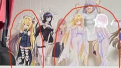 ToLOVEる原画展 金色の闇 ヤミ モモ アクリルスタンド 3個セット