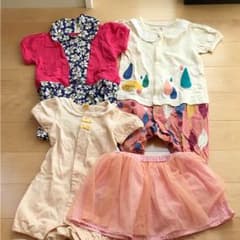 女の子 ロンパース セット 70のサムネイル