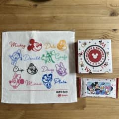 【非売品】ディズニー ミッキー＆フレンズ タオル MUFG銀行 ノベルティのサムネイル
