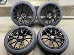 rays レイズ homura 2×7 ブラック19インチ 4本セット 8jのサムネイル