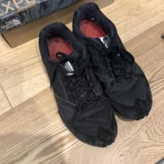 ノースフェース　スニーカー　トラバースナイロン　黒　US7