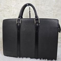 美品べたなし LOUIS VUITTON ロザン タイガ 黒 ビジネスハンド - メルカリ