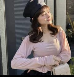 Bibiy MILA VELOUR TOP ピンク - メルカリ