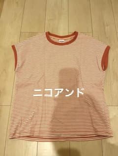 ⭕️限定価格⭕️Niko and... ストライプ Tシャツ Mのサムネイル