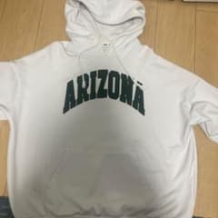 ARIZONA ロゴ プルオーバー パーカー ホワイトのサムネイル