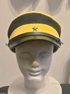 激レア　改58cm 明治陸軍　ゴールデンカムイ　少尉　軍帽 明治19年 二種 歩兵兵用軍帽制帽 大日本帝国陸軍 明治十九年