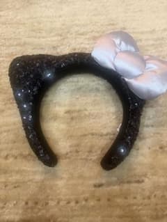 ディズニー ミニー カチューシャ 黒 スパンコールのサムネイル