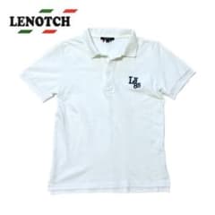 LENOTCH レノッチ！白 ポロシャツ 1/S ワンポイントロゴ LN85のサムネイル