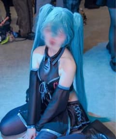 初音ミク 水着衣装 コスプレ Mサイズのサムネイル