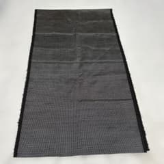 本場大島紬正絹 格子柄 はぎれ ハンドメイド素材反物からの切れ端新品未使用品のサムネイル