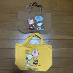 PEANUTS ミニトートバッグ 2点セットのサムネイル