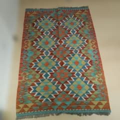 キリム絨毯80cm✕130cm　アフガニスタン産 最終価格❗❗❗キリム絨毯80cm✕130cm アフガニスタン産 - メルカリ