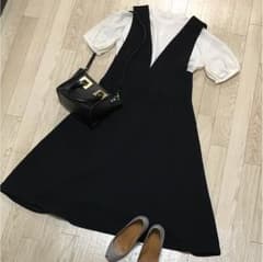 定価4ぶんの1★ドレステリア★美品★ワンピース ジャンパースカートのサムネイル