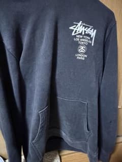 STUSSY パーカー ブラック Lのサムネイル