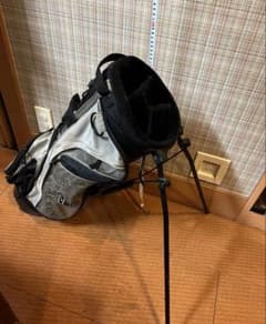NIKE GOLFキャディバッグ スタンド付き シルバー/ブラック - メルカリ