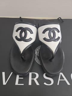 ☆CHANELシャネル サンダル トング ロゴ レア☆のサムネイル