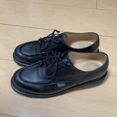 【あちち様専用】Paraboot レザー レースアップシューズ 黒のサムネイル