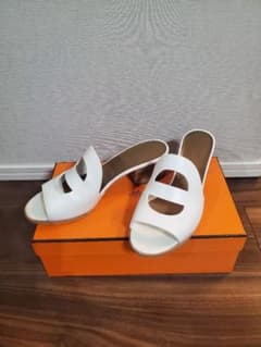 未使用品】HERMES エルメス サンダル モナ シェーヌダンクル 36.5 