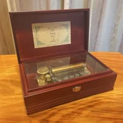オルフェウス　50弁のオルゴール／「愛の讃歌」「エーデルワイス」 木製箱 ORPHEUS オルゴール 50弁 愛の讃歌 エーデルワイス - メルカリ