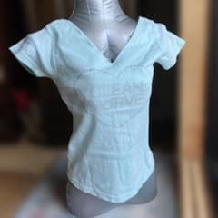 綺麗な水色の細見えTシャツのサムネイル