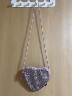 GAP ハート型 ラメ ポシェット ピンクのサムネイル