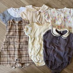 【70・80】ベビー服 ボディスーツ他6点のサムネイル