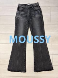 MOUSSY MVS BLACK FLARE 25 - メルカリ