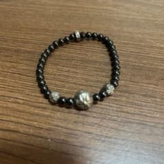 クロムハーツ ビーズ ブレスレット鑑定済み 4mm◆のサムネイル