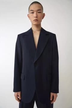 極美品 acne studious 18aw セットアップ dark navyのサムネイル