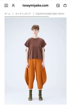 プリーツプリーズ PLEATS PLEASE A-Poc変形パンツ　エポック プリーツプリーズ A-POC BOTTOMS カタログつき - メルカリ