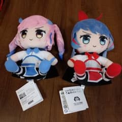 おめがシスターズ　Mぬいぐるみ　おめがレイ&おめがリオ