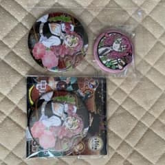 鬼滅の刃　甘露寺蜜璃　原作缶バッジ　和紙缶バッジ　ジャンプショップのサムネイル