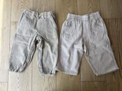 ZARA 80 ベージュパンツ　2点セットのサムネイル