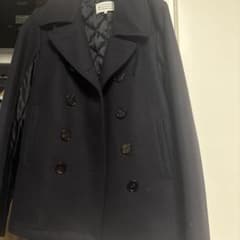 ネイビー ダブルブレスト ピーコート サイズ10 - メルカリ