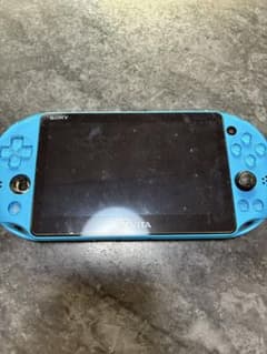 SONY PS Vita 本体 ライトブルー　ジャンク品　SDカードありのサムネイル