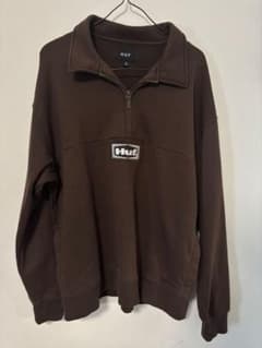 Huf ブラウン ジップアップ ハーフジップのサムネイル
