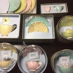 ☆チップ様専用☆ポルカドットティーセットのサムネイル