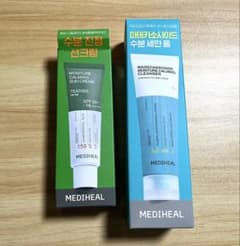 메디힐 MEDIHEAL 마데카소사이드 클렌저 선크림 세트