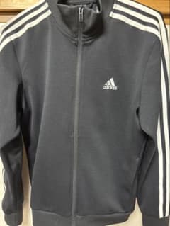 adidas ブラック ジャージ ジャケットのサムネイル