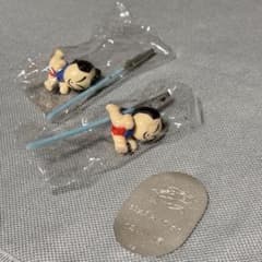【非売品】佐川急便 誕生日記念 小判 ＆ 飛脚くんミニフィギュア2個セットのサムネイル