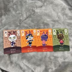どうぶつの森 amiiboカード 4枚セットのサムネイル
