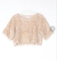 Rope Picnic フリンジTシャツ 38サイズ ベージュのサムネイル