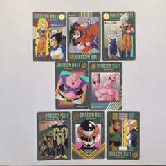 ドラゴンボールビジュアルアドベンチャー 8枚 1995年当時のもの 匿名