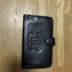 CHANEL キャビアスキン 長財布 ブラックのサムネイル