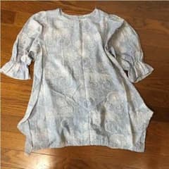 ユッコさん専用☆ デニム風 花柄チュニック！のサムネイル